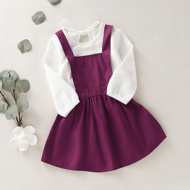 1 6Y Toddler Baby Girls Kids Clothes Sets White