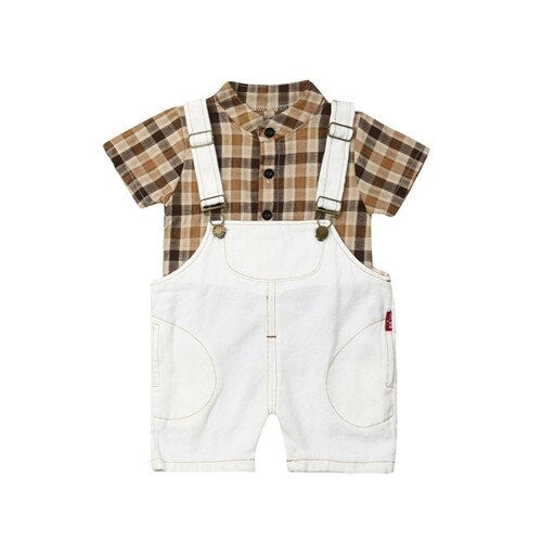 2PCS Newborn Toddler Kid Baby Boy Clothes