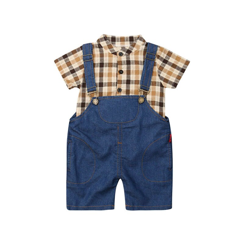 2PCS Newborn Toddler Kid Baby Boy Clothes