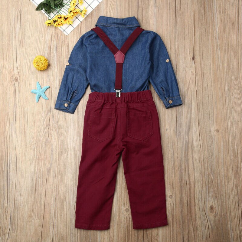 2pcs Toddler Kids Baby Boy Clothes Sets 2 7Y T