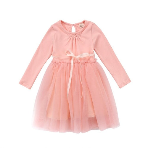 Toddler Infant Happy Baby Girls Clothes Kids Long